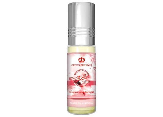 Al Rehab Cherry Flower Concentrated Perfume Oil Roll On 6ml | Fresh Floral Green Attar Unisex