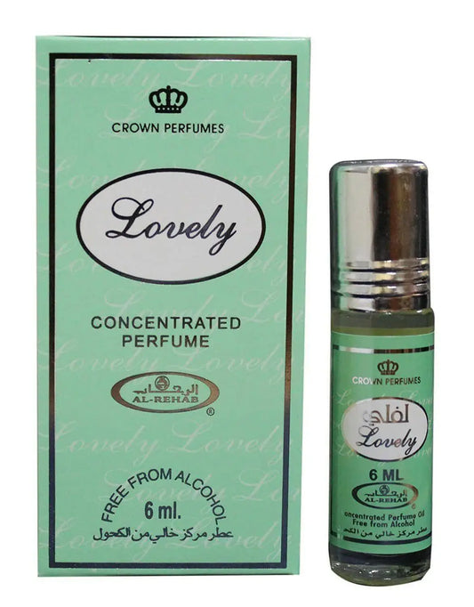 Al Rehab Lovely Concentrated Perfume Oil Roll On 6ml | Sweet Floral & Musk Scent for Women