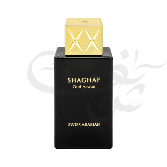 Shaghaf Oud Aswad by Swiss Arabian – Exotic Oud, Rose & Leather Unisex Perfume 100ml