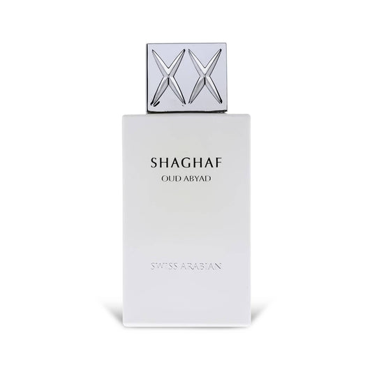 Shaghaf Oud Abyad by Swiss Arabian – Spicy Incense, Oud & Leather Unisex Perfume 100ml