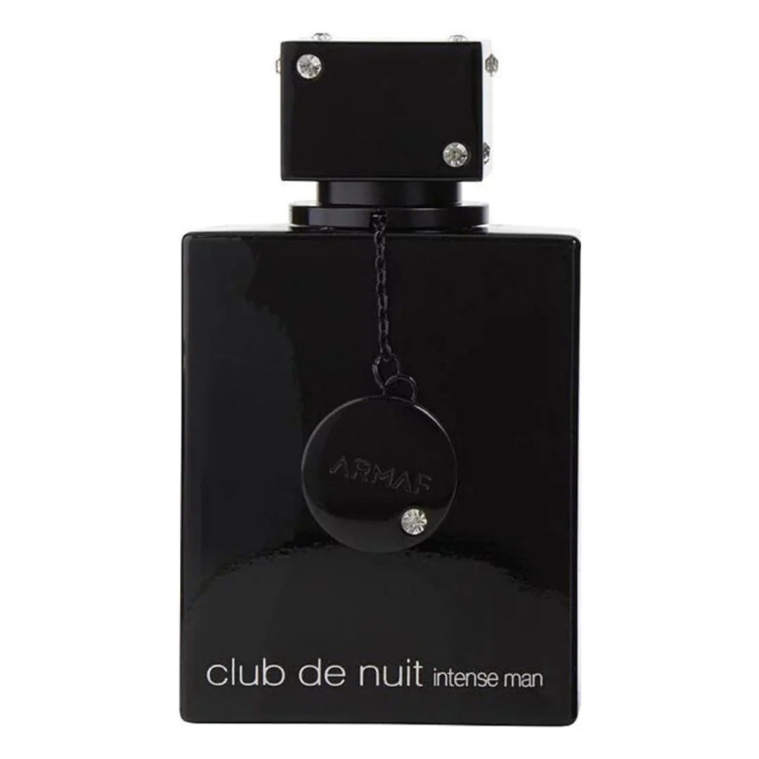 Club De Nuit Intense Man Eau De Toilette - Close-Up of Black Bottle