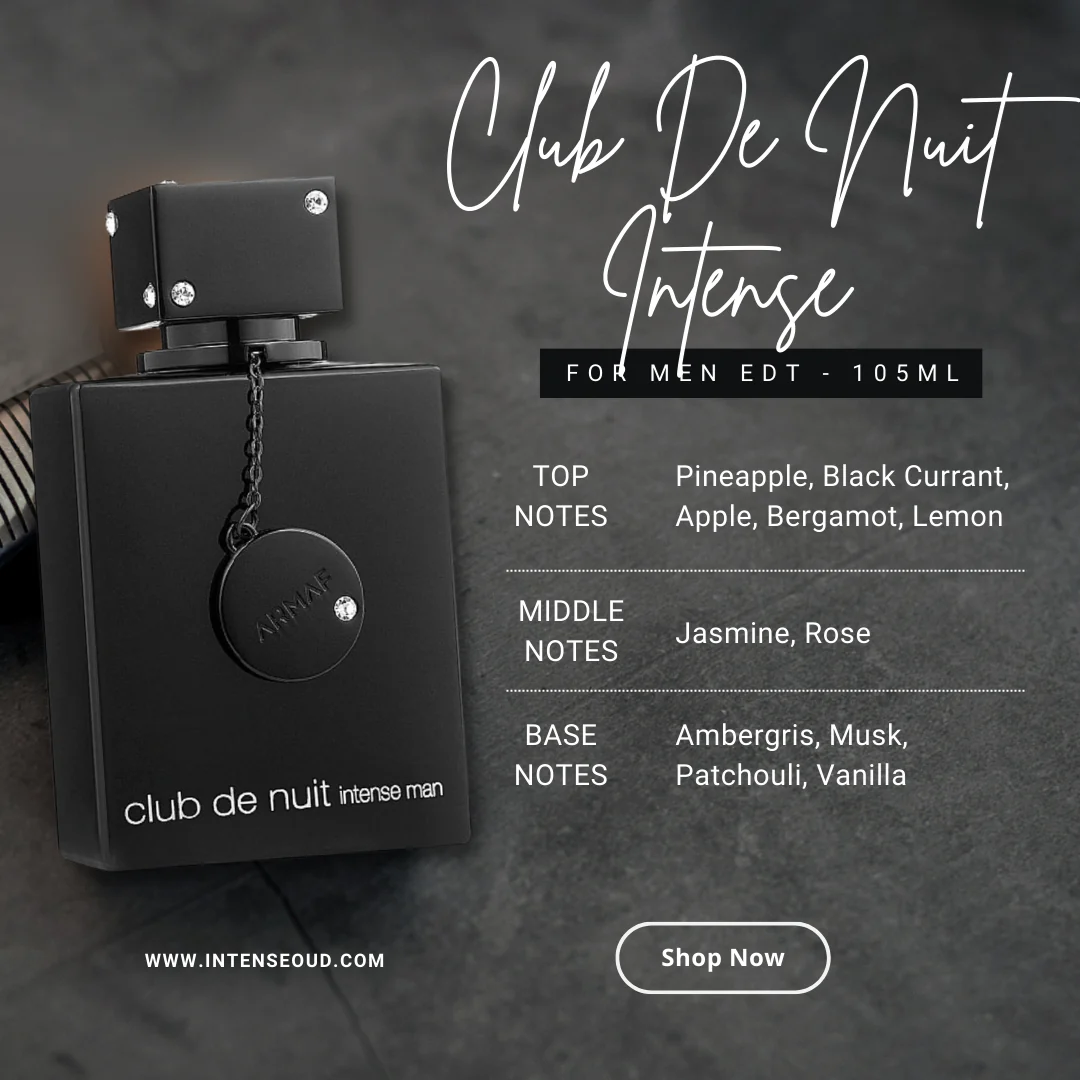 Club De Nuit Intense Man - Fragrance Notes and Elegant Black Bottle