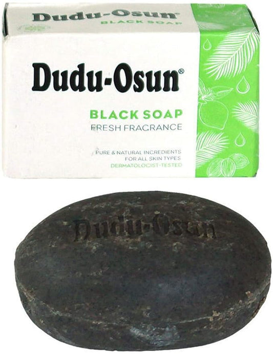 Dudu-Osun Black Soap with Fresh Fragrance for All Skin Types