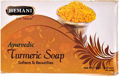 Hemani Ayurvedic Turmeric Soap - Softens and Beautifies Skin