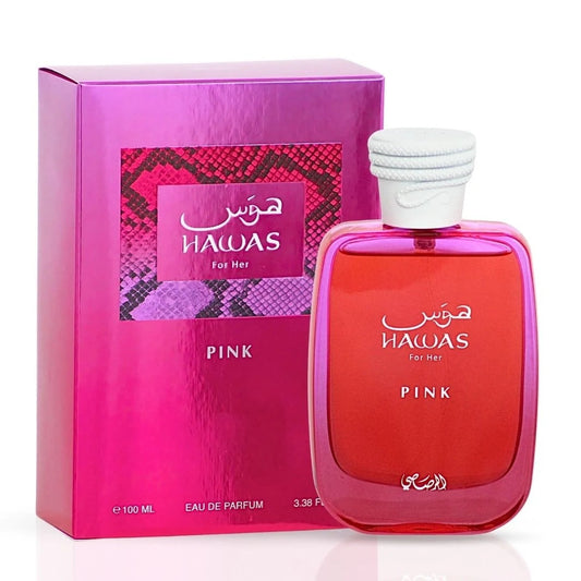 Hawas Pink Eau de Parfum Spray 100ml by Rasasi