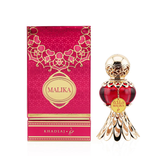 Malika Red Perfume Oil by Khadlaj with luxury packaging – 20ML concentrated oil