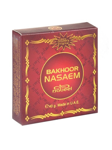 Bakhoor Nasaem by Nabeel – Premium Oud-Based Arabic Incense Cubes 40g