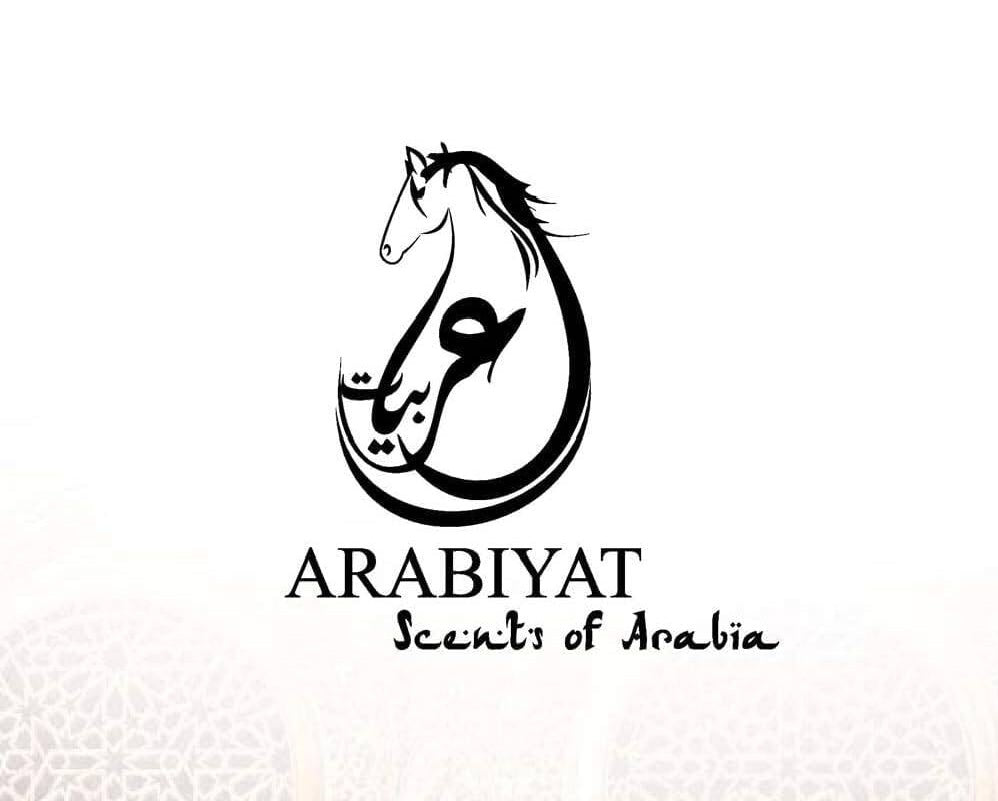 Arabiyat Prestige logo featuring a stylized horse and Arabic calligraphy, representing a luxury Middle Eastern perfume brand known for Arabian-inspired fragrances.