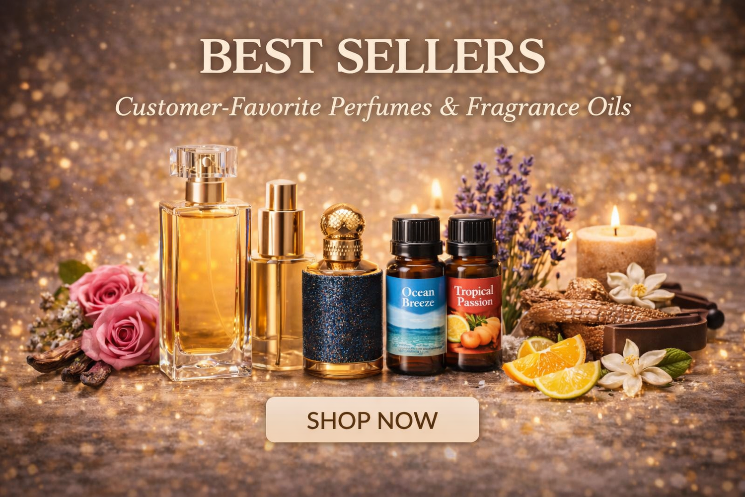 HA Fragrances best sellers collection banner featuring popular perfumes and fragrance oils loved for long-lasting scent, luxury style, and everyday wear.