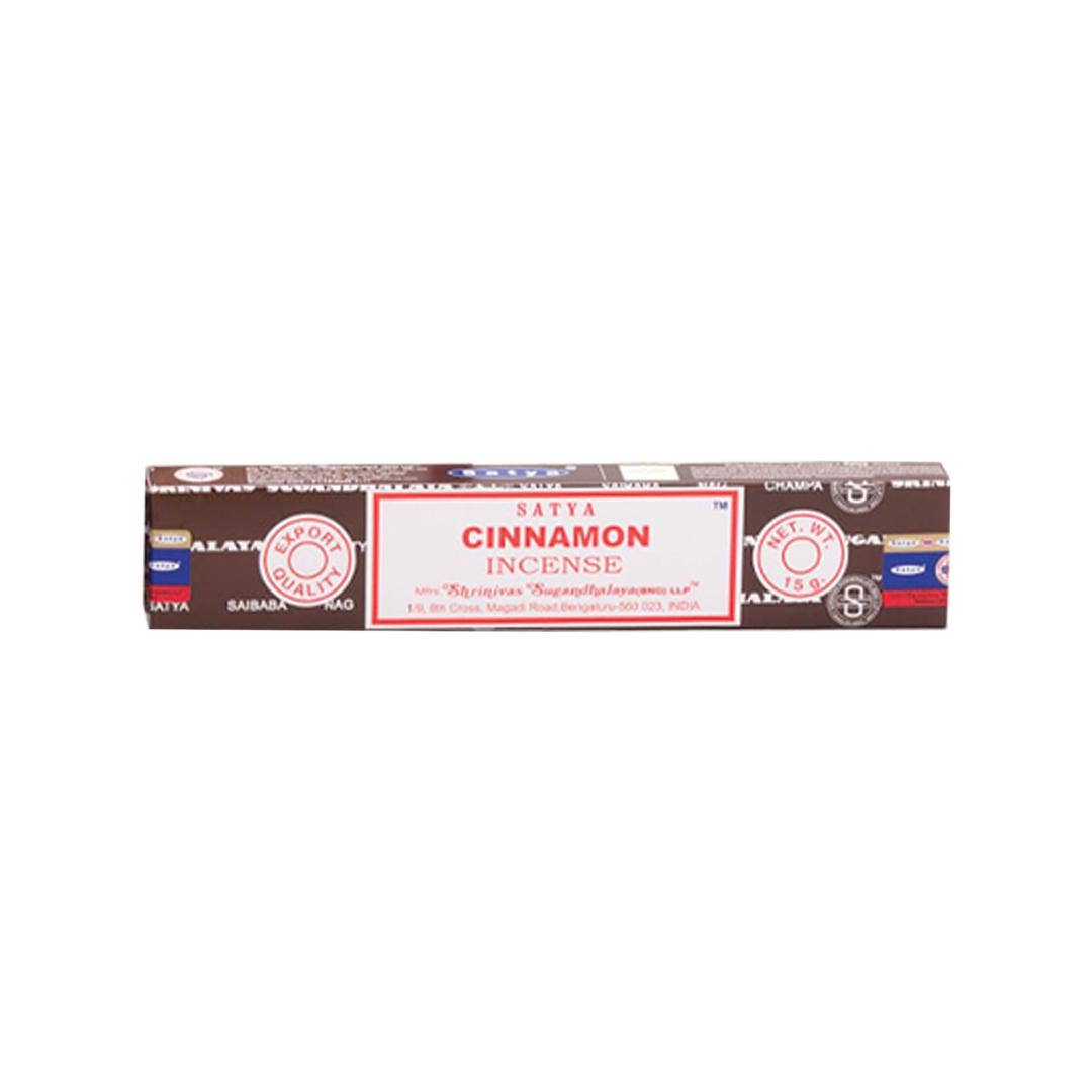 Cinnamon Satya Incense – Authentic Hand-Rolled Aromas from India (15 gms. / pack)