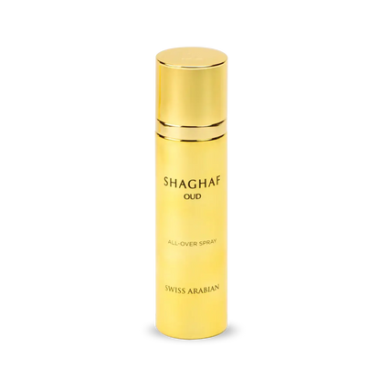 Shaghaf Oud by Swiss Arabian – Eau de Parfum & Body Spray Set | Bold Oud & Sweet Praline Unisex Scent