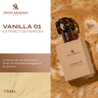 Swiss Arabian Vanilla 01 Extrait De Parfum 50ML – Creamy Floral Gourmand