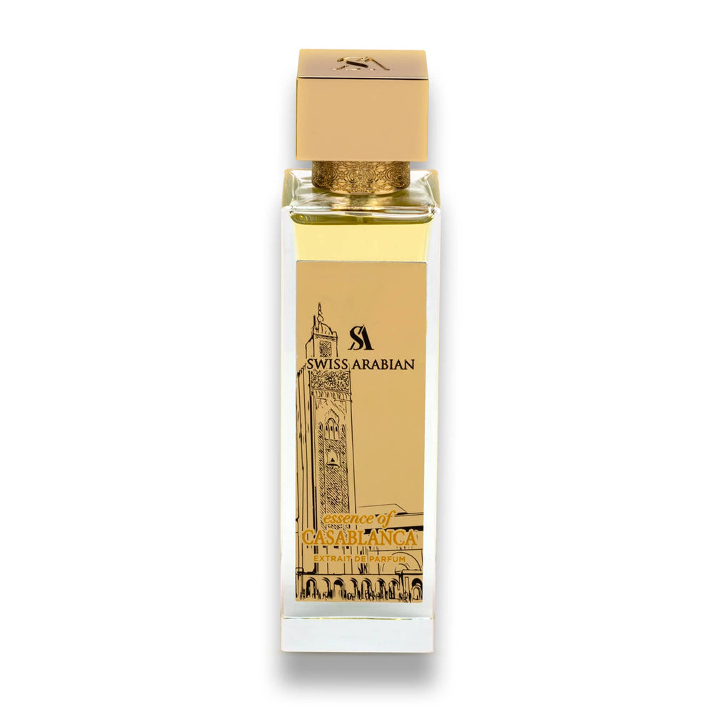 Swiss Arabian Essence Of Casablanca Extrait De Parfum 100ML – Golden Fruity Amber