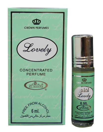 Al Rehab Lovely Concentrated Perfume Oil Roll On 6ml | Sweet Floral & Musk Scent for Women