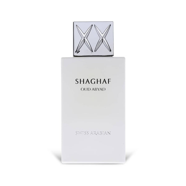 Shaghaf Oud Abyad by Swiss Arabian – Spicy Incense, Oud & Leather Unisex Perfume 75ml