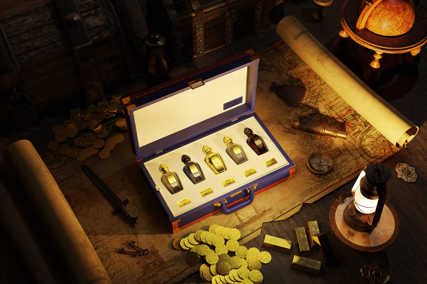 The Sinbad Corsair Portfolio: 5-Piece Eau de Parfum Briefcase