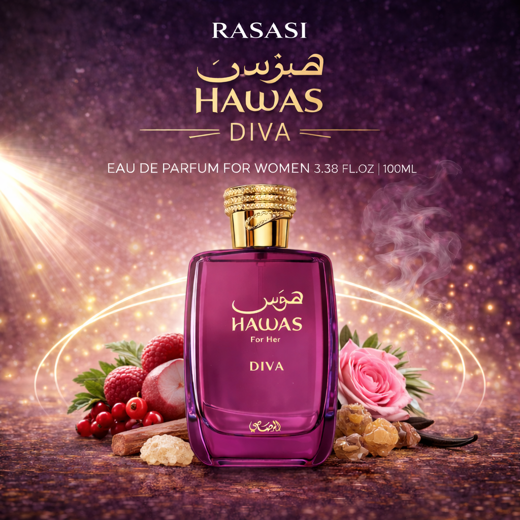 Rasasi Hawas Diva Eau De Parfum For Women 3.38 FL.OZ | 100ML