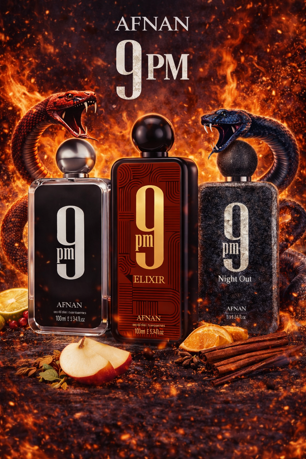 Afnan 9 PM Collection Eau De Parfum & Extrait De Parfum 100ML (3.4 FL.OZ) – Original Fragrances
