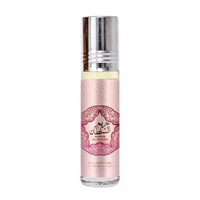 Hareem Al Sultan Roll-On Perfume Oil 10ML by Ard Al Zaafaran, showcasing the delicate pink bottle with classic detailing.