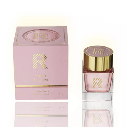 Bharara Rohit Delicate Eau De Parfum 3.4 oz – Tropical Floral Gourmand for Women