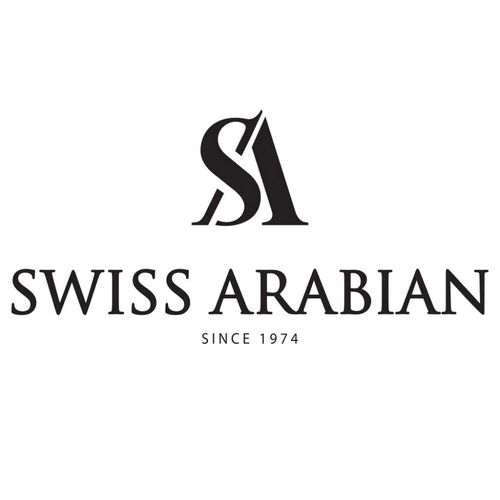 Swiss Arabian logo featuring the "SA" monogram and the tagline "Since 1974," symbolizing luxury and expertise in Arabian perfumery.