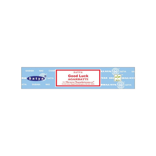 Good Luck Satya Incense – Handcrafted Aromas from India (15 gms. / pack)
