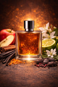 Afnan 9PM inspired fragrance oil with apple, cinnamon, vanilla, amber, and patchouli notes