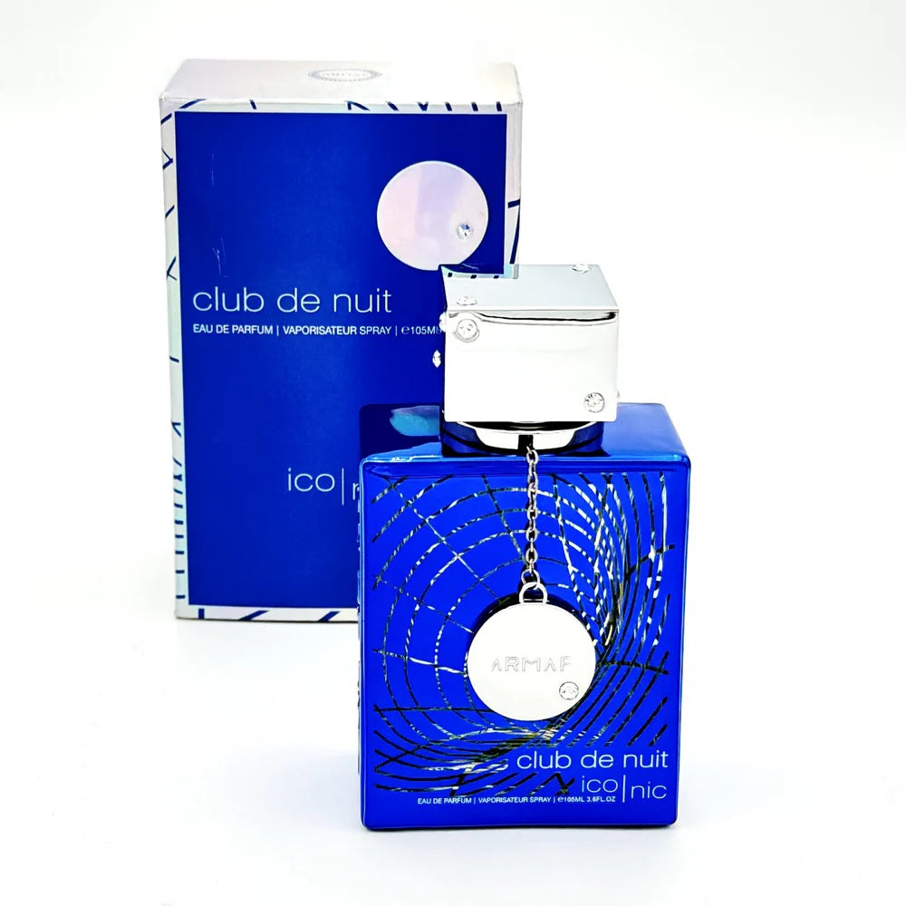 Armaf Club De Nuit Blue Iconic Eau de Parfum 105ml for men with original box packaging fresh woody scent