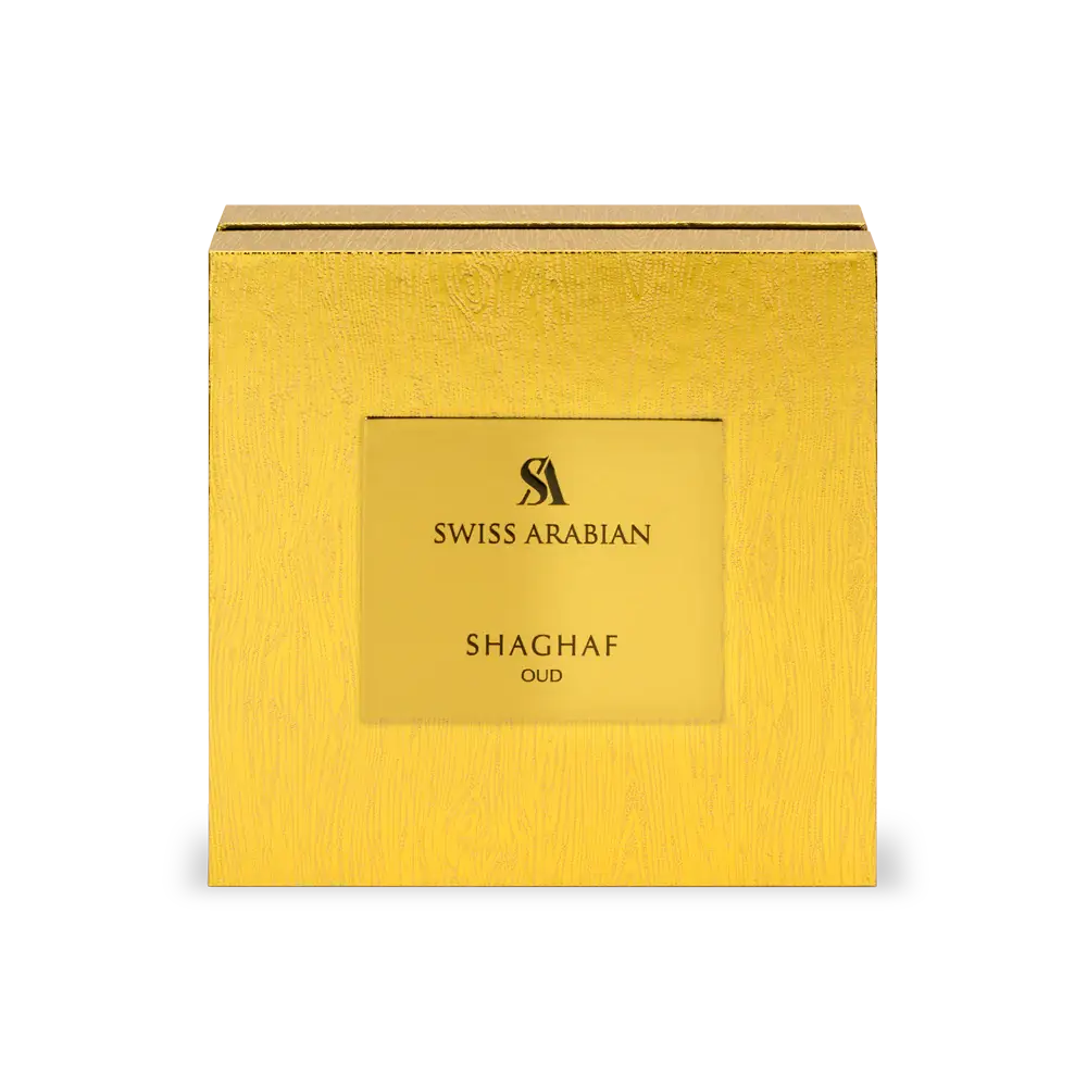 Shaghaf Oud by Swiss Arabian – Eau de Parfum & Body Spray Set | Bold Oud & Sweet Praline Unisex Scent