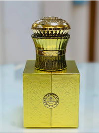 Cake Temptations perfume by Paris Corner – golden cupcake-inspired bottle with luxury packaging
