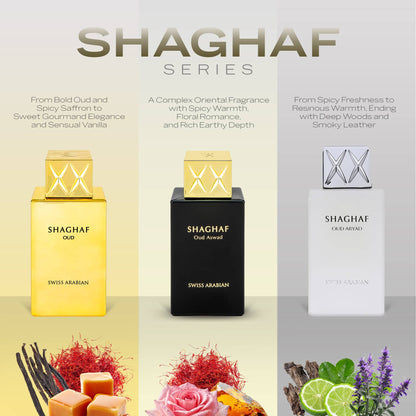 Shaghaf Oud by Swiss Arabian Eau de Parfum 100ml – Rich Oud & Sweet Praline Unisex Scent