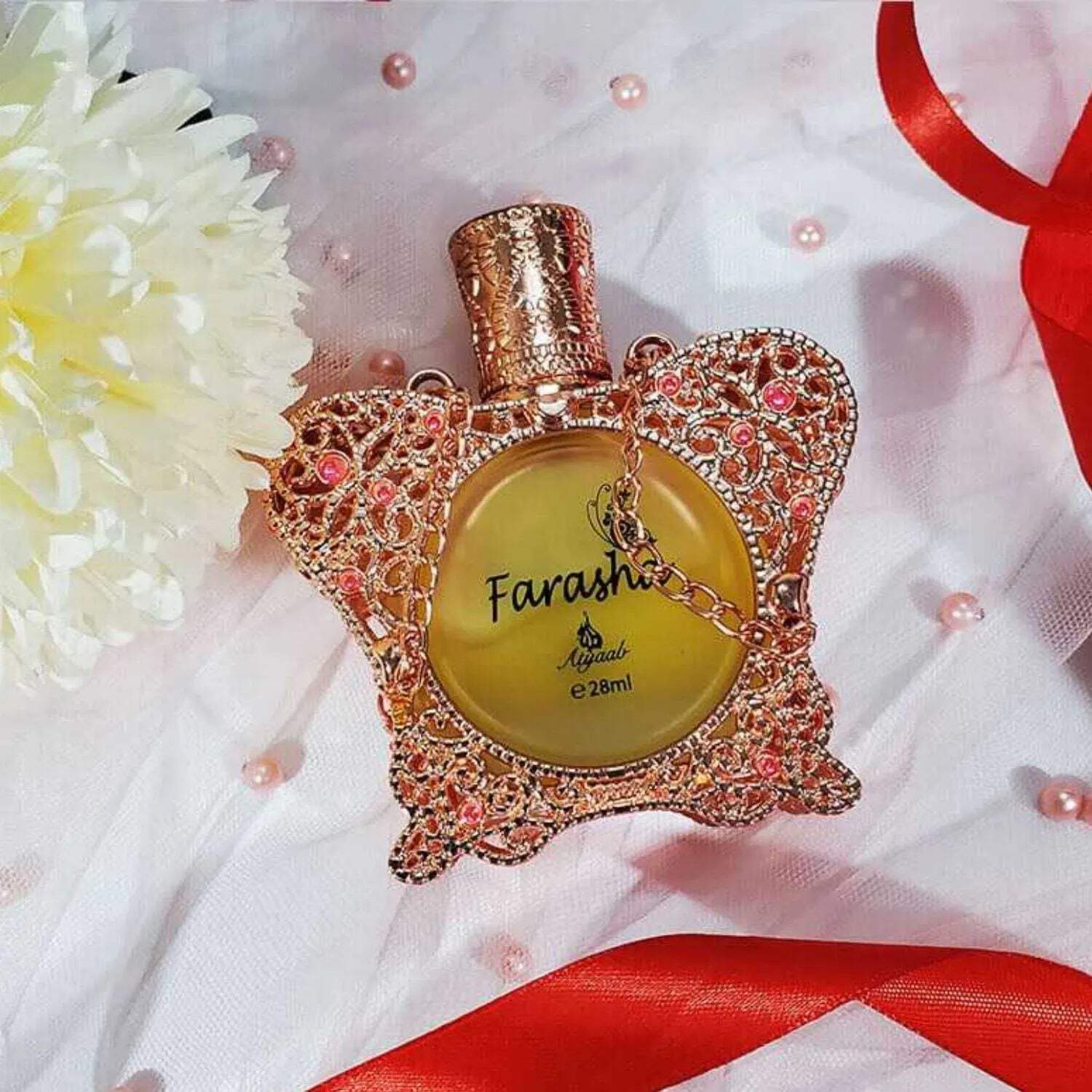 Farasha 28ml Perfume Oil by Khadlaj: A Captivating Blend of Elegance a – HA Fragrances