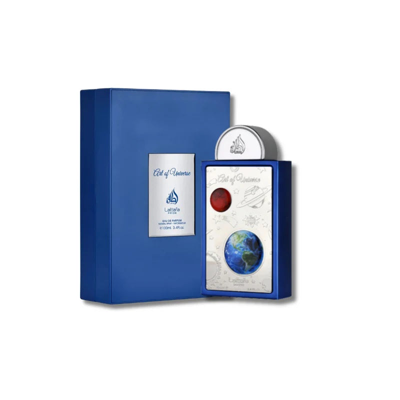 Lattafa Art Of Universe Eau de Parfum 3.4 fl oz unisex perfume with original blue box packaging