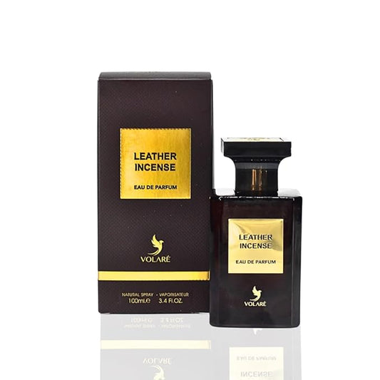 Leather Incense Eau De Parfum 100ml by Volare – A Bold Fusion of Luxury and Intensity