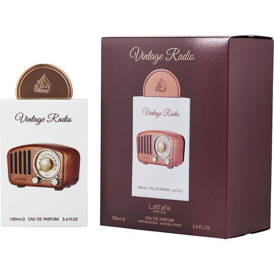 Vintage Radio Eau De Parfum 100ml (3.4 Oz) by Lattafa Pride – Timeless & Sophisticated Scent