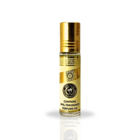 Oud Mood Roll-On Perfume Oil 10ML bottle with a sleek gold cap and elegant design, showcasing its luxurious and rich unisex fragrance.