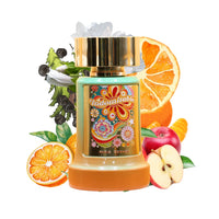 Indomitable Perfume by Paris Corner shown with ingredients including clementine, orange, apple, and black pepper