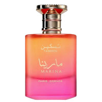 Paris Corner Taskeen Marina EDP Spray 3.4 oz - Elegant Unisex Fragrance Bottle.