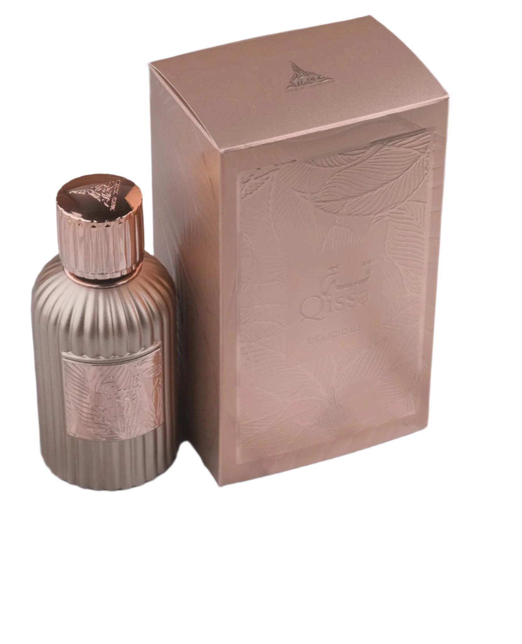 Qissa Delicious Perfume by Paris Corner with elegant packaging and bottle, 100ml Eau de Parfum.