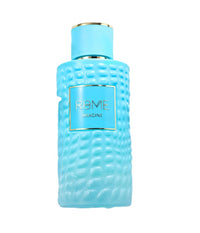 Rome Imagine by Bharara Beauty – 3.4 oz unisex Eau de Parfum in blue textured bottle on white background for clear product view