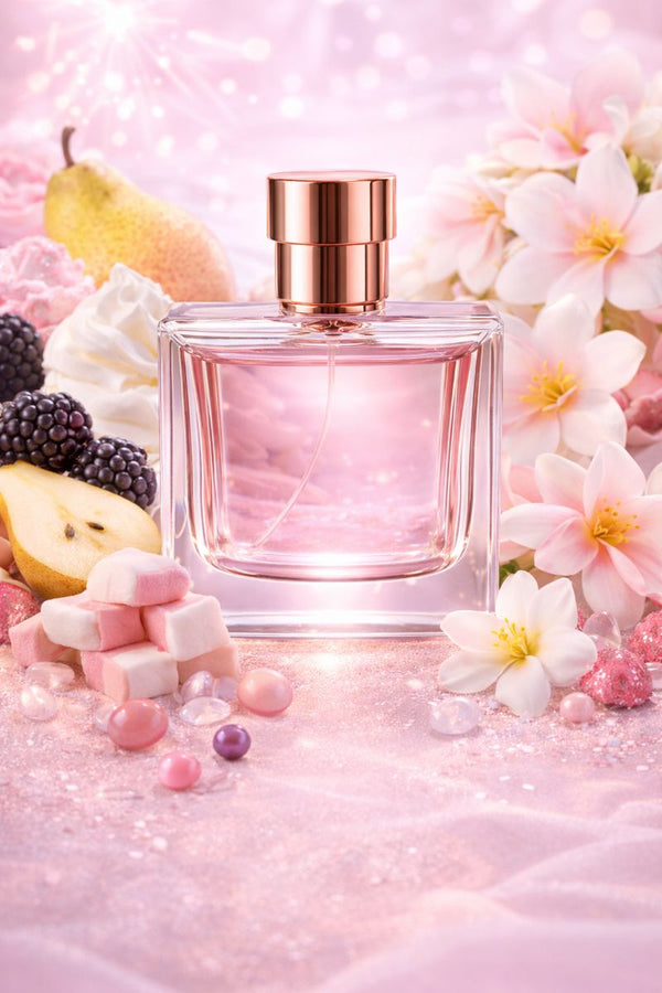 Sweet Like Candy inspired fragrance oil with blackberry, pear, whipped cream, jasmine, vanilla, and cashmere wood notes