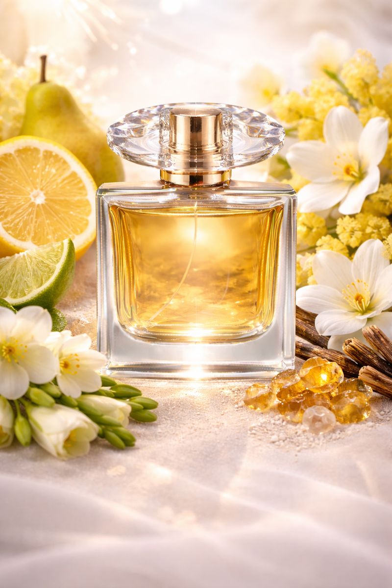 Versace Yellow Diamond inspired fragrance oil with Amalfi lemon, pear, bergamot, mimosa, freesia, water lily, musk, amber, and guaiac wood notes
